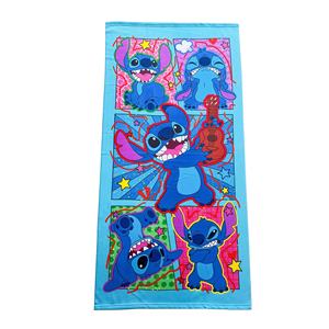 बच्चों के लिए स्टिलट्ज़ई माइक्रोफाइबर समुद्र तट और स्नान तौलिया हॉट कार्टून स्टार डिजाइन, तैराकी और खेल के लिए ग्रीष्मकालीन स्ट्रिप्ड शैली मुद्रित - Product Image 2