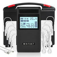 Appareil d'électrothérapie à impulsions basse fréquence, 48 modes, masseur pour les épaules et le cou, soulagement de la douleur dorsale, unité TENS rechargeable