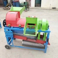 Nouvelle machine à décortiquer et à battre multifonctionnelle entièrement automatique 220V pour maïs, blé, sorgho, soja et millet, pour usage domestique