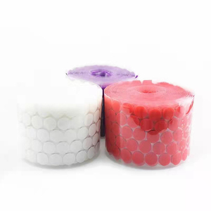 لاصق قوي خلفي دائري أسود أبيض ذاتي اللصق 10 حقن 15 صمغ/20 */25 عملات معدنية دائرية مقطوعة بنقاط ربط وحلقة - Product Image 3