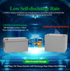 Batterie OEM ODM solaire Lifepo4 12v 100ah 200ah 300ah avec contrôle par application - Product Image 3