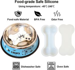 Oferta Especial: Moldes Grandes para Golosinas de Perros y Gatos, Paquete de 2 - Juguetes Masticables Comestibles DIY, de Silicona Segura para Alimentos y Horno, Molde de Enfriamiento para Cumpleaños - Product Image 4