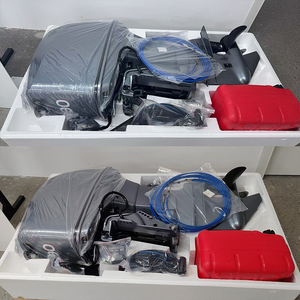Moteur à essence 2 temps 90 CV refroidi par eau avec fixation sur transom pour bateau pneumatique kayak - Product Image 6