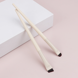 <span class=keywords><strong>Pinceau</strong></span> de <span class=keywords><strong>maquillage</strong></span> pour les yeux et les sourcils de qualité supérieure, ultra fin, incliné, plat, angulaire, beige, poils vegan, <span class=keywords><strong>pinceau</strong></span> pour eye-liner - Product Image 3