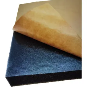 Flexible NBR PVC Rubber Insulation Sheet Rubber Roll With Self Adhesive For Vehicle Seal Noise Reduction