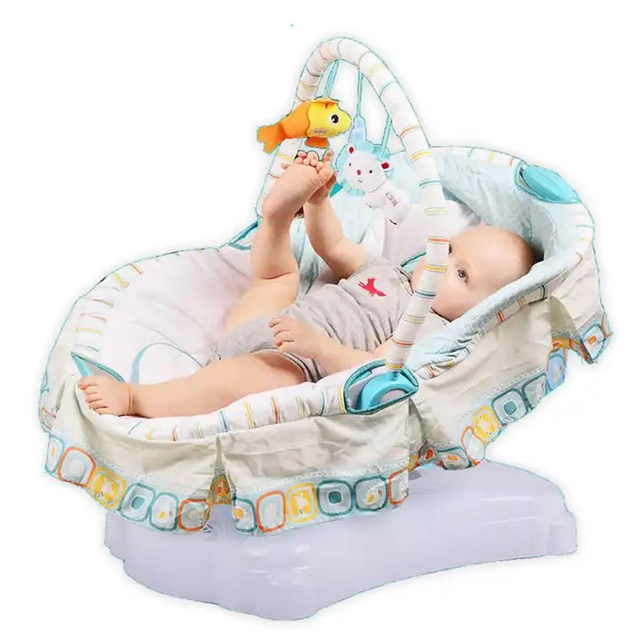 Spanish Toys for Babies Intelligent Remote Control With Music Baby Electric Cradle Swing