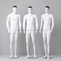 Muscle de mannequin de sport pour vitrine mannequin blanc avec caractéristiques pour vêtements hommes boutique hommes modèles de chemises habillées