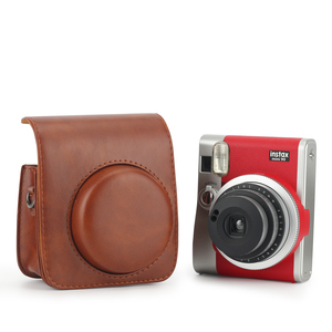 เคสป้องกันเข้ากันได้กับกล้อง <span class=keywords><strong>Instax</strong></span> <span class=keywords><strong>Mini</strong></span> <span class=keywords><strong>90</strong></span>สีทึบพร้อมกระเป๋าใส่ภาพถ่ายและสายคล้องไหล่แบบปรับได้ - Product Image 4