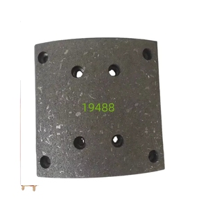Nouvelles garnitures <span class=keywords><strong>de</strong></span> frein en matériau hautement résistant à l'usure pour camions, sans amiante, avec rivets, marque TREEN, vente en gros d'usine - Product Image 2