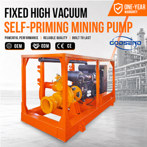 Customized 8 Inch Underground Dewatering <b>Pump</b>, Stationary Powered High <b>Vacuum</b> Assisted Self Priming Water <b>Pump</b> Set - Product Image 1