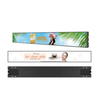 P1.875 Smart Shelf Edge Strip Led Pantalla montada en la pared Publicidad Señalización digital Pantallas interiores para supermercado