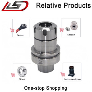 مقبض تثبيت CNC متوازن G2.5 بسرعة 25000 دورة في الدقيقة، حامل أداة طحن HSK63F، مقبض تثبيت ER20 ER32 ER40 لماكينة CNC - Product Image 3