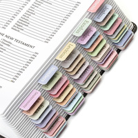 Autocollants personnalisés pour onglets de Bible, accessoires d'étude biblique, étiquettes laminées pour agenda et journal