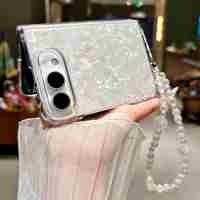 Étui de protection pour iPhone Duo Apple 18 Fold, coque pour iPhone Ultra avec motif, housse de téléphone avec cordon