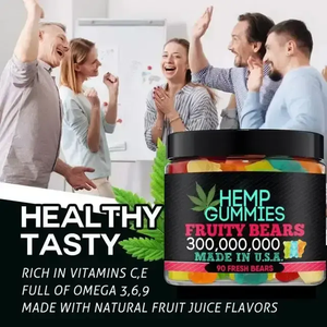 Gomitas de cáñamo de marca blanca OEM ODM-Gomitas de cáñamo avanzadas-Gominolas relajantes con aceite de cáñamo - Product Image 4