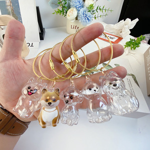 Llavero transparente 2025 para pelo de perro, hecho a mano, para guardar pelo de gato, colección de recuerdos de pelo de perro, llavero para pelo de mascota, colgante para bolso - Product Image 6