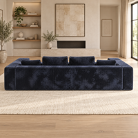 Canapé modulaire en U surdimensionné QINUO, 4 places, assise profonde, chaise longue, gain de place, idéal pour hôtel