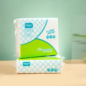 Полотенца/рулоны, дешевые многослойные складные Многослойные V-образные белые гостевые бумажные полотенца