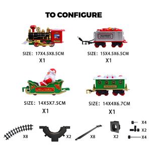 <span class=keywords><strong>Train</strong></span> musical à piles avec rails et lumières, jouet <span class=keywords><strong>pour</strong></span> tourner autour <span class=keywords><strong>de</strong></span> l'arbre <span class=keywords><strong>de</strong></span> Noël, <span class=keywords><strong>train</strong></span> <span class=keywords><strong>de</strong></span> Noël avec ensemble <span class=keywords><strong>de</strong></span> rails - Product Image 3