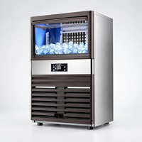 Machine à glaçons commerciale 60 kg/24 h avec affichage numérique LED pour restaurant, café, bar