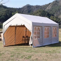 Carpa de Alta Calidad para Eventos, Banquetes, Bodas, Impermeable, Grande, Blanca, Tipo Marquesina
