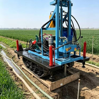 Pompe de forage rotative DTH sur chenilles RYX à moteur diesel 22HP 250mm 1200mm 500m Max 5000KG Garantie 2 ans Facile à utiliser