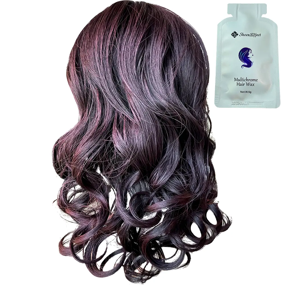 Sheeneffect Multichrome hair styling Gel hair wax with high quality sculpt fix gel for wigs hair