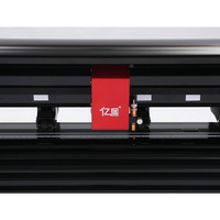 Plotter de corte de pegatinas de vinilo de 24 pulgadas, cortador de película recubierto de Motor paso a paso, dispositivo de corte de contorno inteligente de corte de escaneo de cámara automático