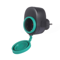 Enchufe de enchufe eléctrico de salida de Control WIFI impermeable al aire libre para Alexa Google Home Automation