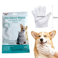 Lingettes-gants nettoyantes pour animaux de compagnie pour le dropshipping en ligne – Sans rinçage, jetables, pour chiens et chats – Prix de gros