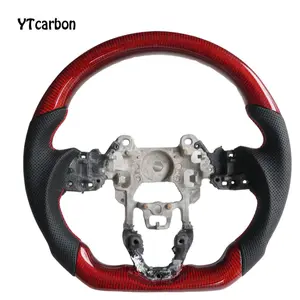 Volante YTcarbon in fibra di carbonio compatibile con il volante della decorazione dell'auto Mazda 3 Axela CX3