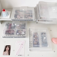 Album Foto PVC Custom, Album Penyimpanan Memo/Kwitansi DIY untuk Pelajar, Binder Photocard K-pop, Album Kenangan