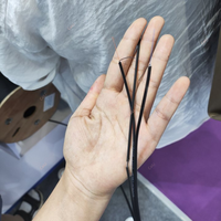 Carrete de fibra óptica FTTH para exteriores de 2 núcleos con miembro de fuerza de alambre de acero G657A1, 500m, 1KM, 2KM