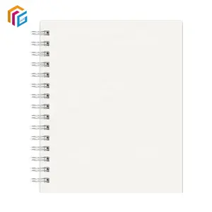 Vendite calde stampa personalizzata copertina in cartone Planner quotidiano a buon mercato a spirale quaderno diario caseificio A5 Notebook