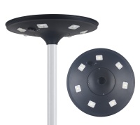 Lampes solaires de jardin avec capteurs radar et charge MPPT, éclairage LED pour parcs et jardins