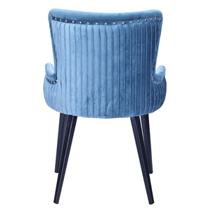 Tissu moderne en velours français, <span class=keywords><strong>chaise</strong></span> de luxe, bleu, noir, vert, gris or brossé, échantillon gratuit, salle à manger, bleu, rouge - Product Image 5