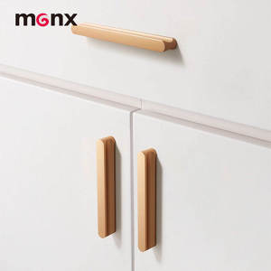 Toptan Lüks Gardırop Çekme Kolu Mutfak Dolabı Kolu Alüminyum Alaşımlı Mobilya Çekmece Dolap Kolları - Product Image 6