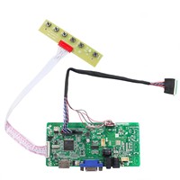 1920*1080 entrée VGA signal LVDS carte contrôleur LCD carte pilote Vga vers carte convertisseur Lvds pour panneau de Module d'affichage LCD