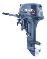 Moteur hors-bord YAHATSU 2 temps 9,8 ch Moteur de bateau pour pêcheur Compatible avec le moteur de bateau d'origine T0HATSU et pièces détachées