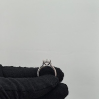 Anillos de joyería de moda de oro platino 18K 14K 10K con diamantes DEF VVS cultivados en laboratorio, anillos personalizados hechos a mano con pavé, anillos de boda para mujer