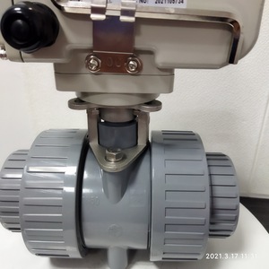 1 1 "2" 3 "4" PVC Thiết Bị Truyền Động Điện Float <span class=keywords><strong>Ball</strong></span> Van Đơn Đôi Liên Minh Nữ Nam Chủ Đề Van Bi 2 Chiều - Product Image 5