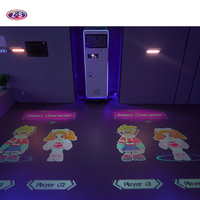 Projecteur de sport interactif tout-en-un Jeu d'entraînement sportif intérieur mobile Système de jeu de projection au sol pour centre commercial et salle de sport