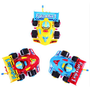 Vente flash - Voiture de course télécommandée pour enfants, électrique, acousto-optique, dessin animé, 2 canaux, volant, télécommande, avec lumière et musique - Product Image 2