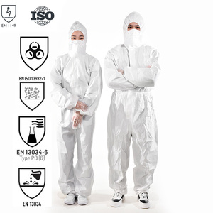 Type non tissé 5/6 Tyvek vêtements de protection jetables <span class=keywords><strong>pour</strong></span> peintre <span class=keywords><strong>antistatique</strong></span> adulte + enfants combinaison microporeuse jetable - Product Image 5