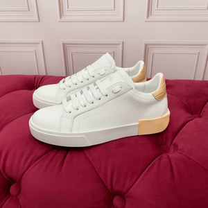 เทรนด์แฟชั่นรองเท้าผ้าใบพิมพ์ลายสีส้มสำหรับผู้ชายและผู้หญิงปี 2026 รุ่นใหม่  วัสดุทอแบบแบน  ใส่ได้ทุกวัน  สไตล์ลำลอง  ยี่ห้อ Gabbna - Product Image 3