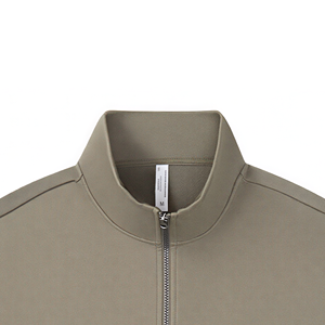 Cardigan Minimalista in Microfleece con Collo Alto e <span class=keywords><strong>Zip</strong></span>, Felpe e Maglioni con <span class=keywords><strong>Cappuccio</strong></span> da <span class=keywords><strong>Uomo</strong></span> - Product Image 5