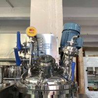 Équipement de mélange de cosmétiques de 100 litres, machine de fabrication de soins de la peau, mélangeur émulsifiant sous vide de laboratoire