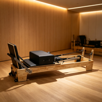 Reformer Pilates en érable personnalisé, prix bas, durable, équipement d'entraînement complet du corps, machine Pilates réglable pour studio commercial