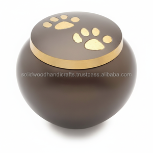 Urnes funéraires décoratives en laiton pour animaux de compagnie Urnes funéraires pour animaux de compagnie Urnes funéraires de haute qualité à bas prix - Product Image 1