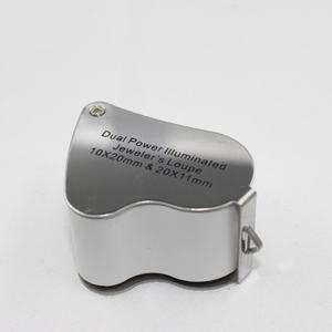 TH-600116 Sieraden <span class=keywords><strong>Loupe</strong></span>, 10X/20X Verlichte Juweliersloepje 2 Lens Ontwerp - Product Image 2